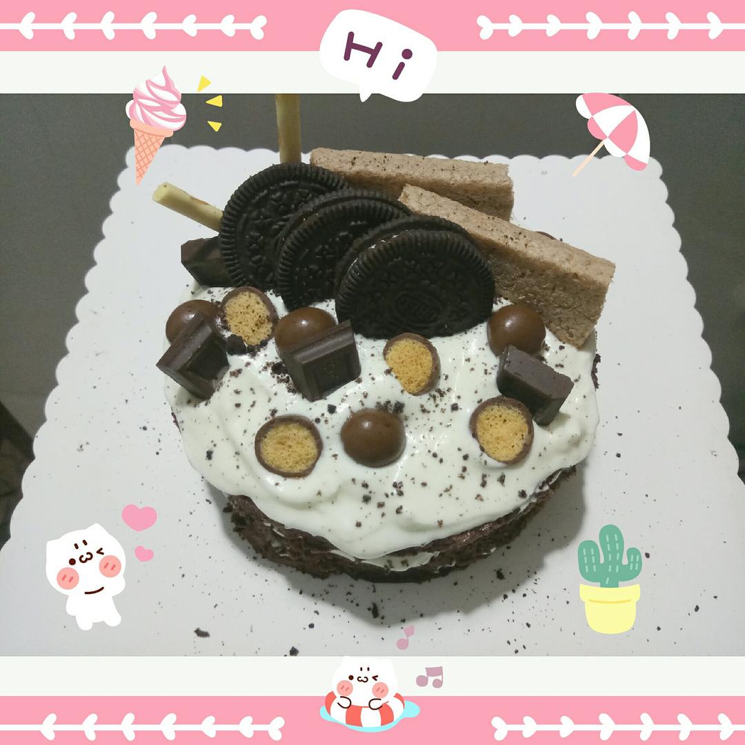 巧克力奥利奥裸蛋糕