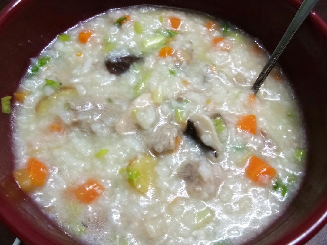 香菇瘦肉粥
