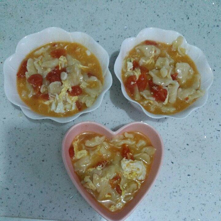 番茄鸡蛋疙瘩面