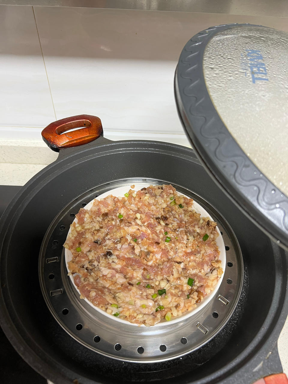 香菇蒸肉饼
