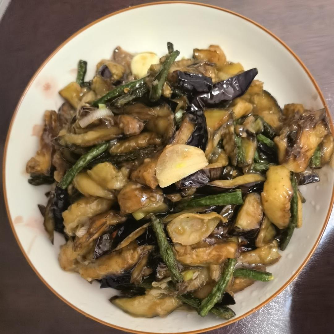 豆角烧茄子