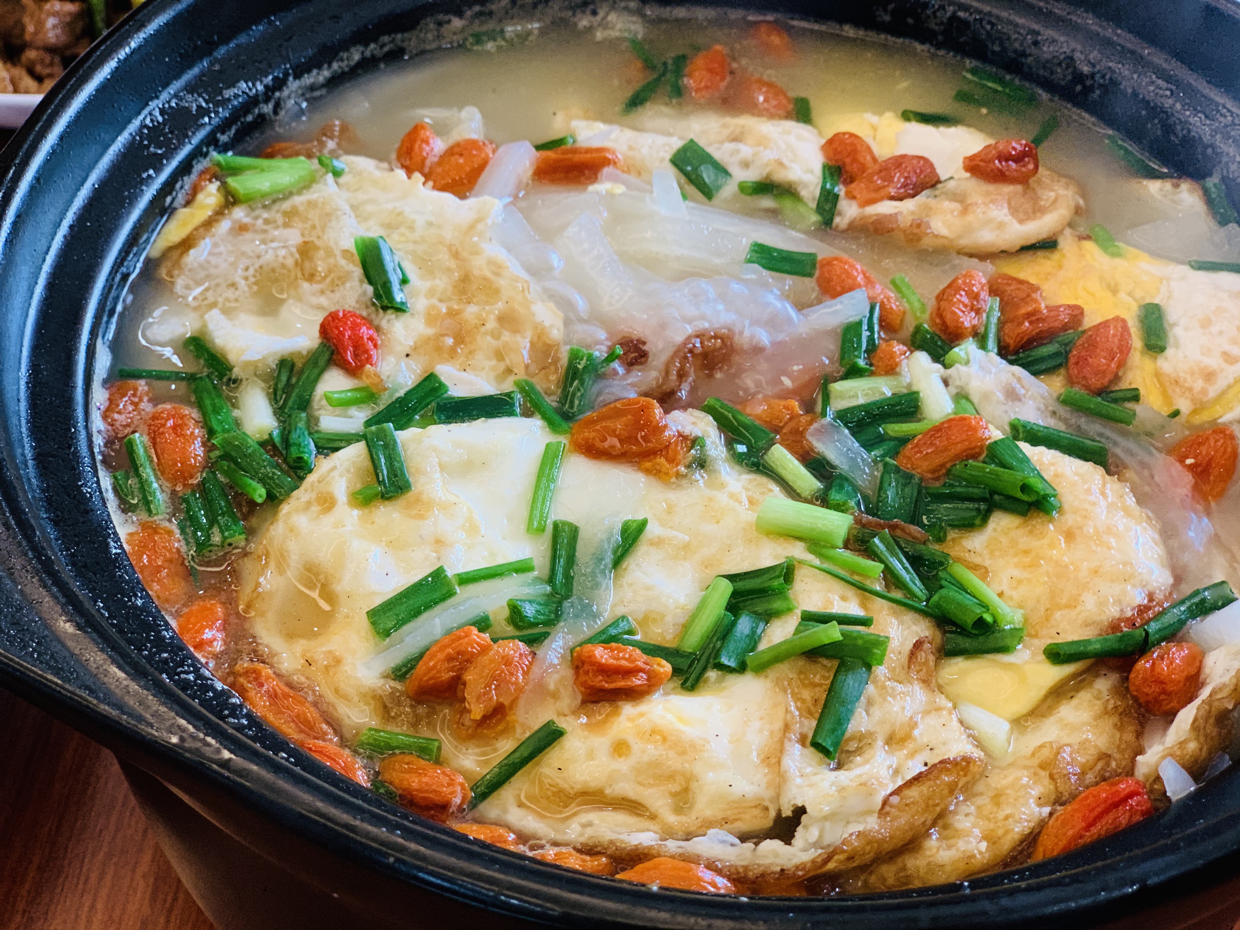 萝卜丝煮荷包蛋🍳汤的做法