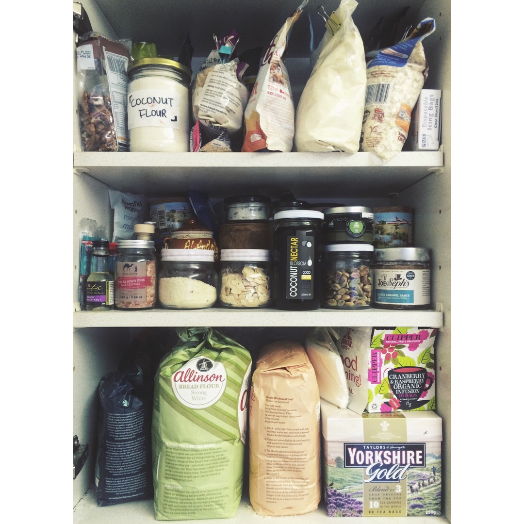 在英国收集食材的我