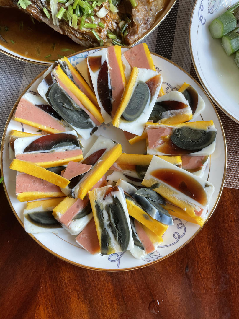 凉菜之三色蛋