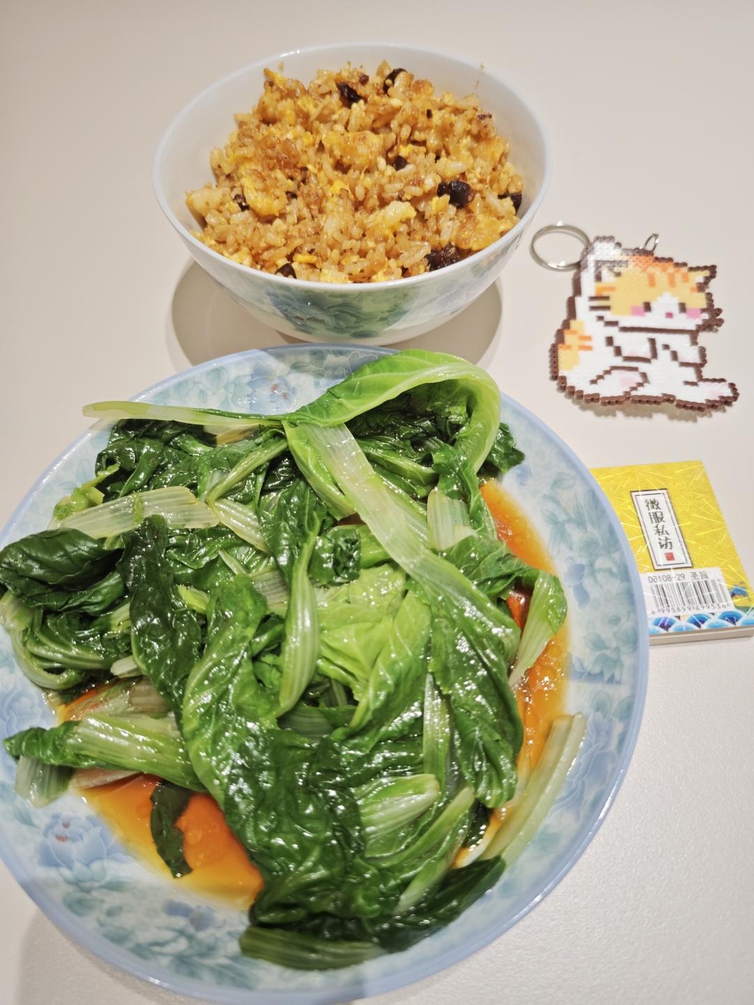一点不输饭店的白灼罗马生菜