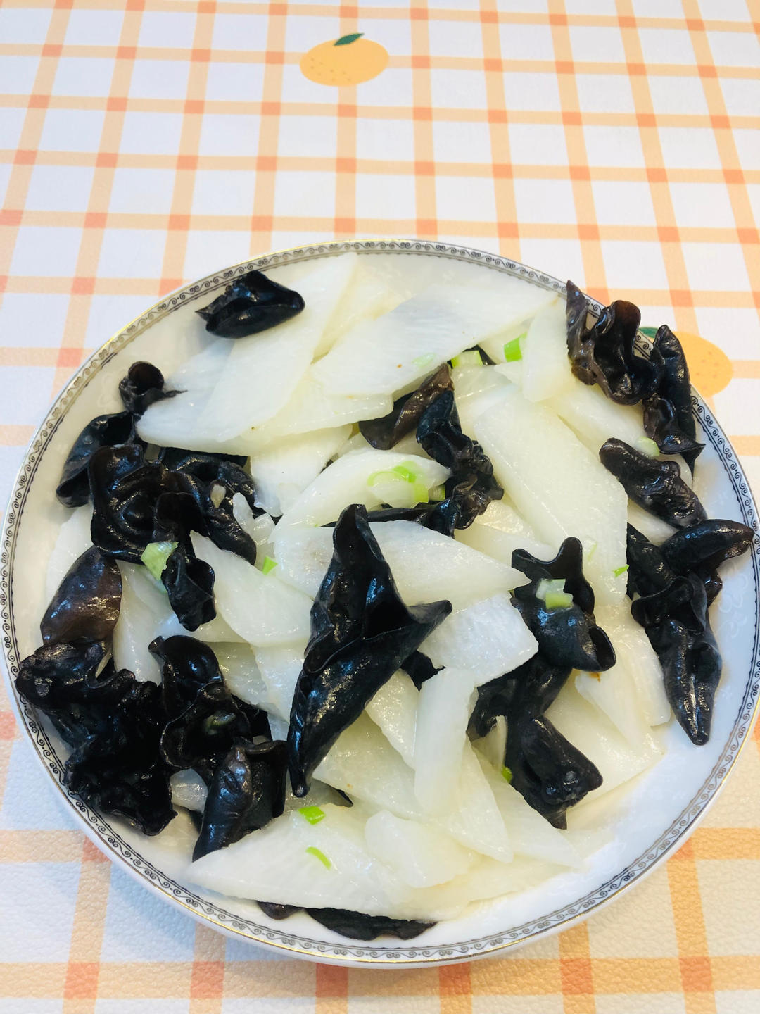 清炒山药木耳