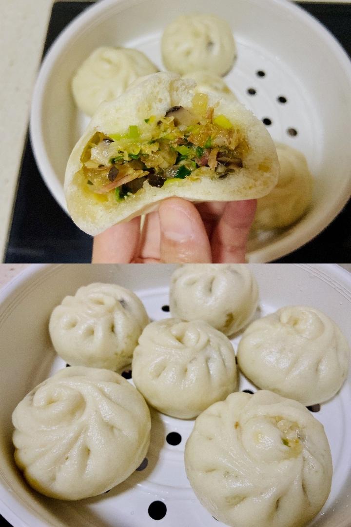 【流沙包】流心的包子，这样填馅一步到位！