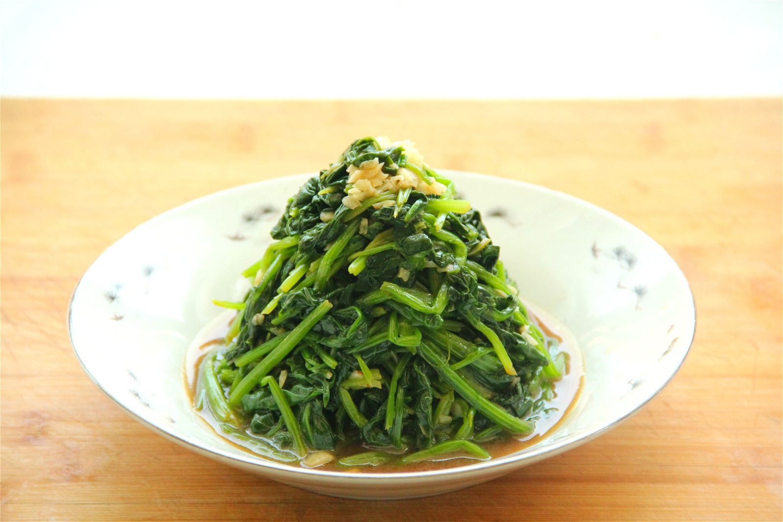 凉拌菠菜