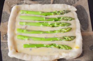 芦笋挞（无黄油无水面皮）Green Asparagus Tart的做法 步骤11