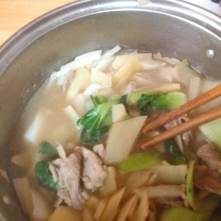 懒人土豆肉片汤