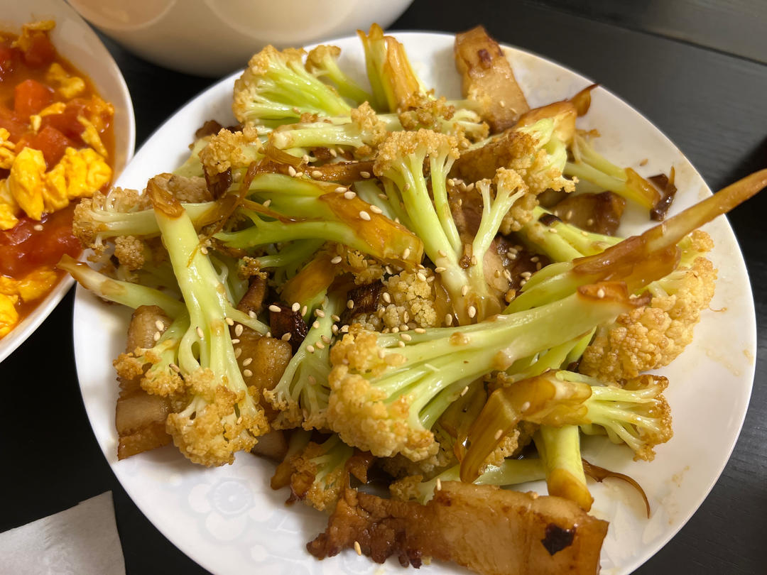 [新手绝不失败]菜花炒肉