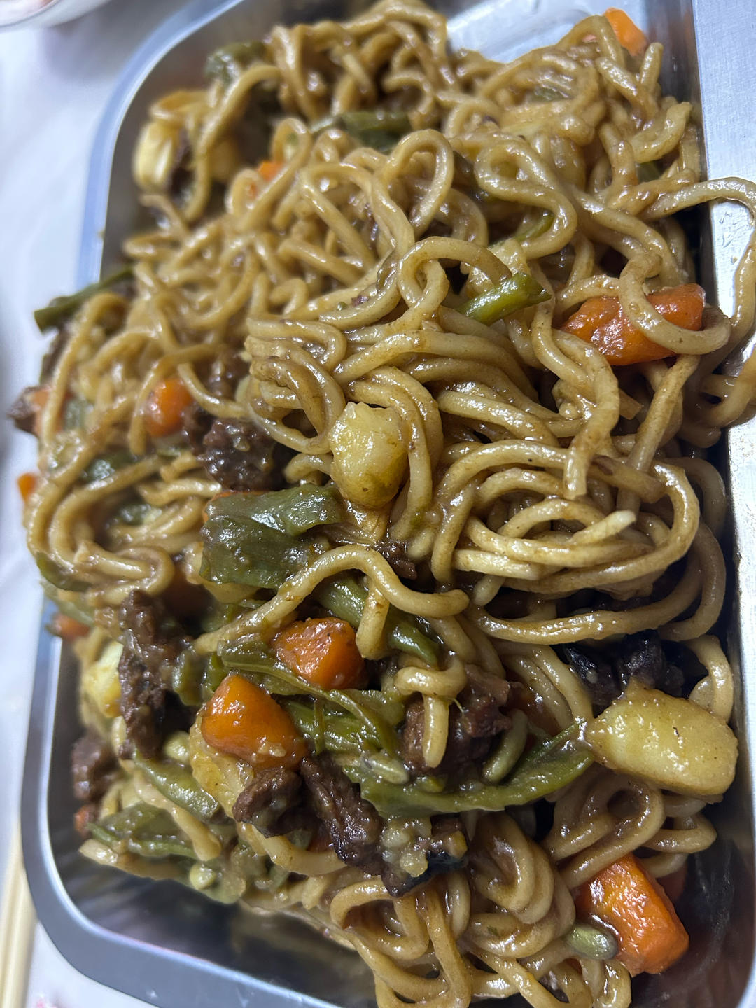 豆角焖面