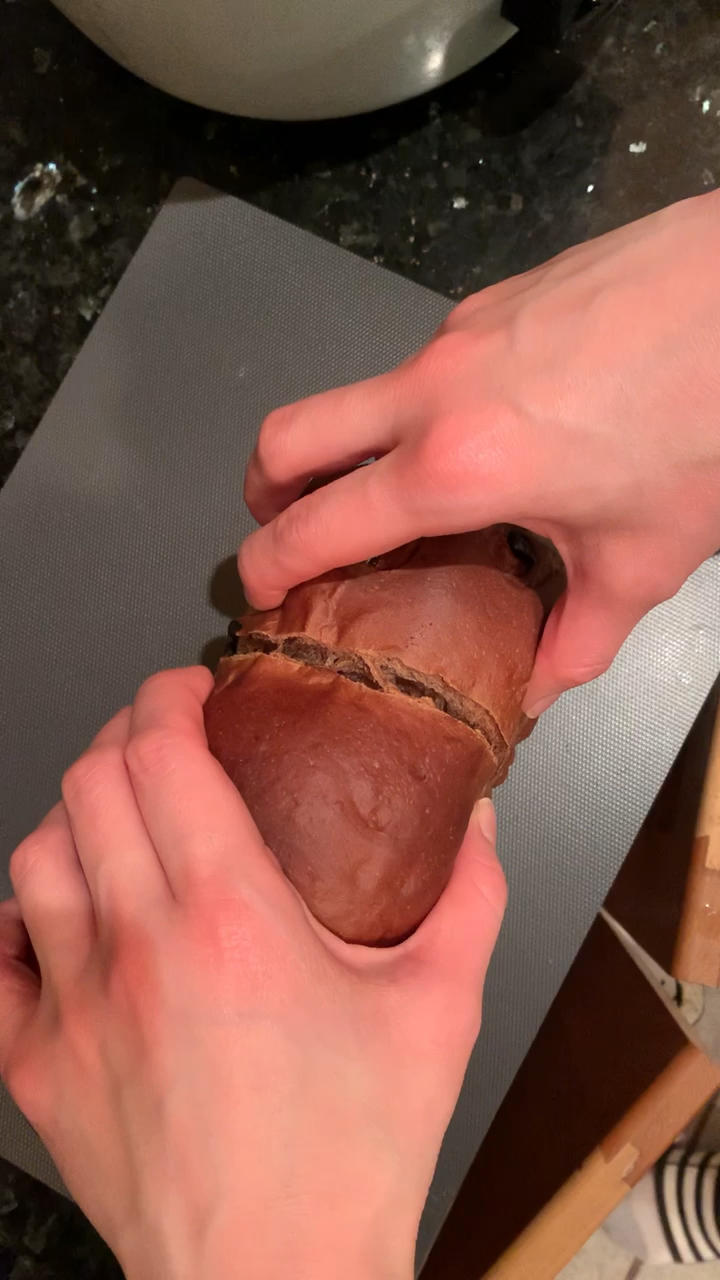 奶油巧克力吐司