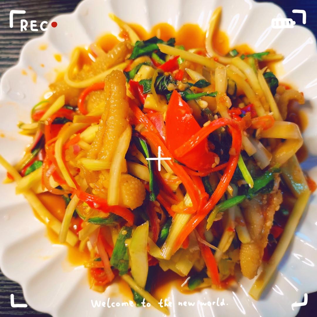 酸爽清新泰式手舂鸡爪