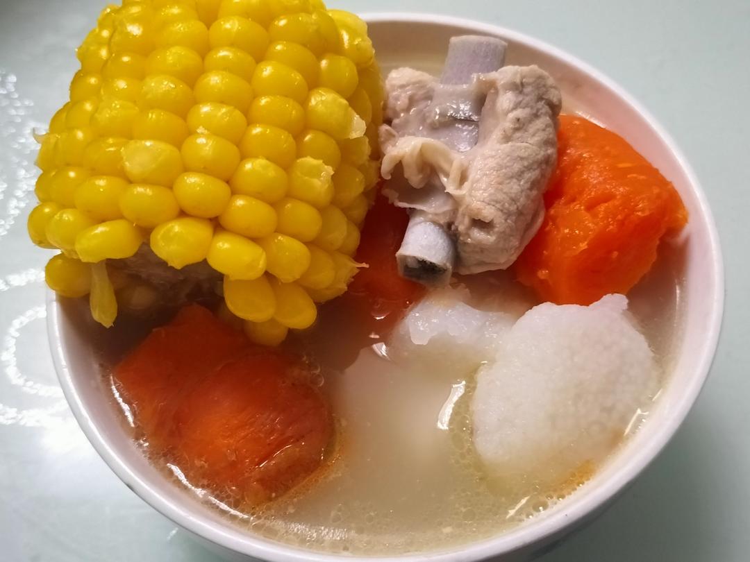 玉米山药排骨汤
