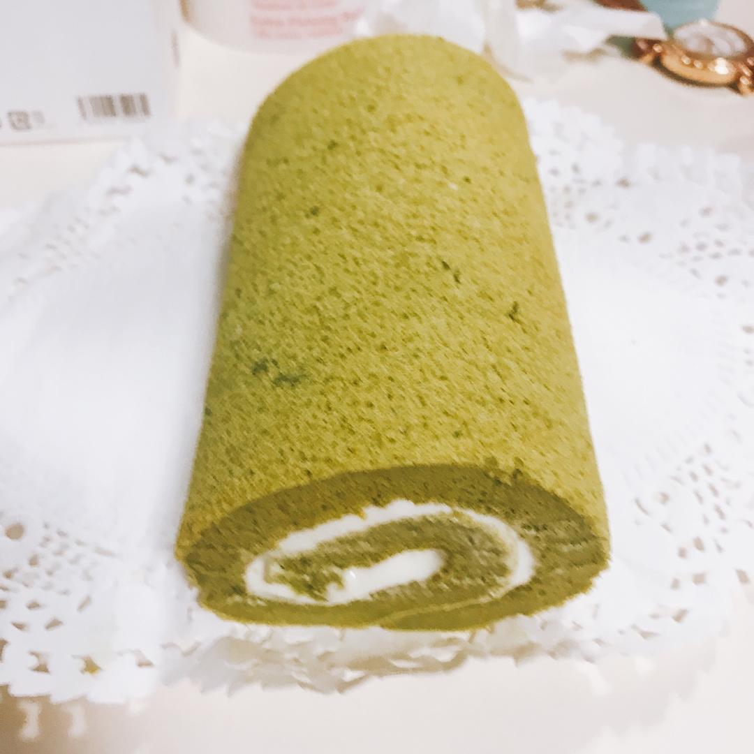 抹茶蜜豆蛋糕卷