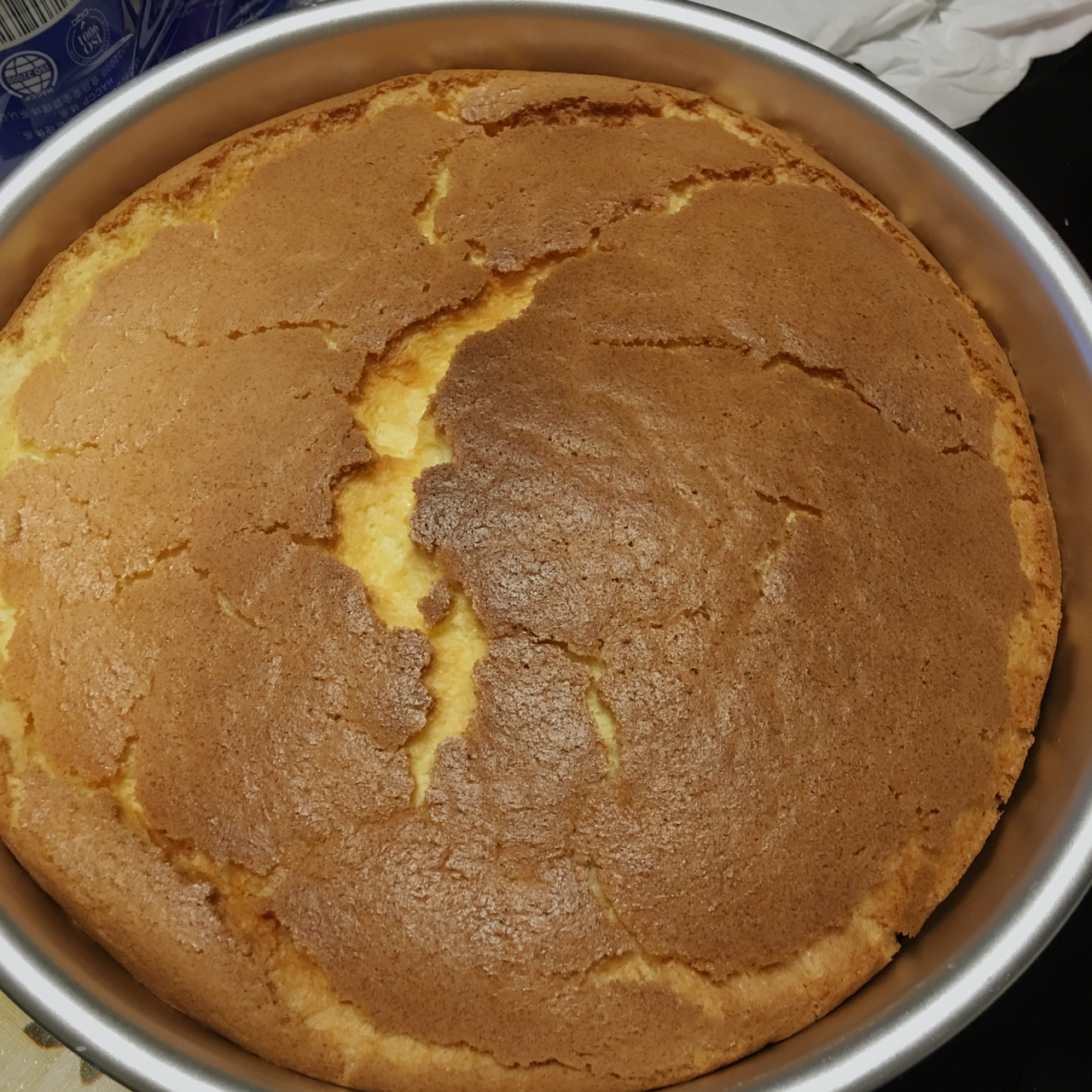 烤箱做蛋糕（戚风蛋糕的做法）