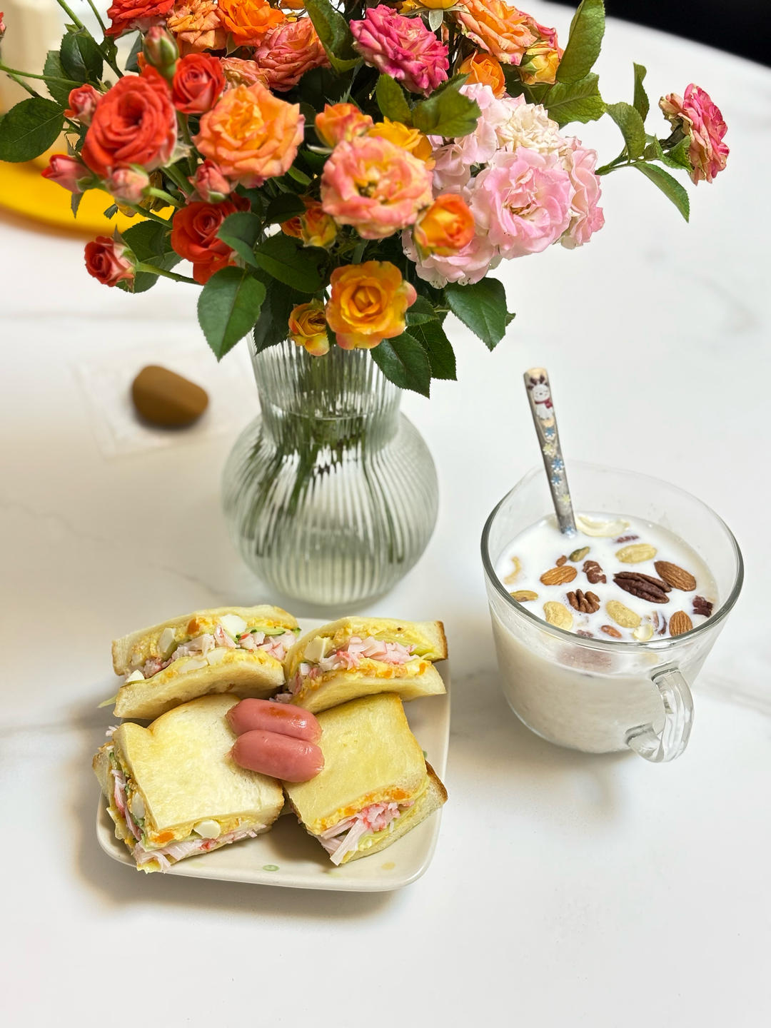 纯奶手撕吐司的做法 步骤1