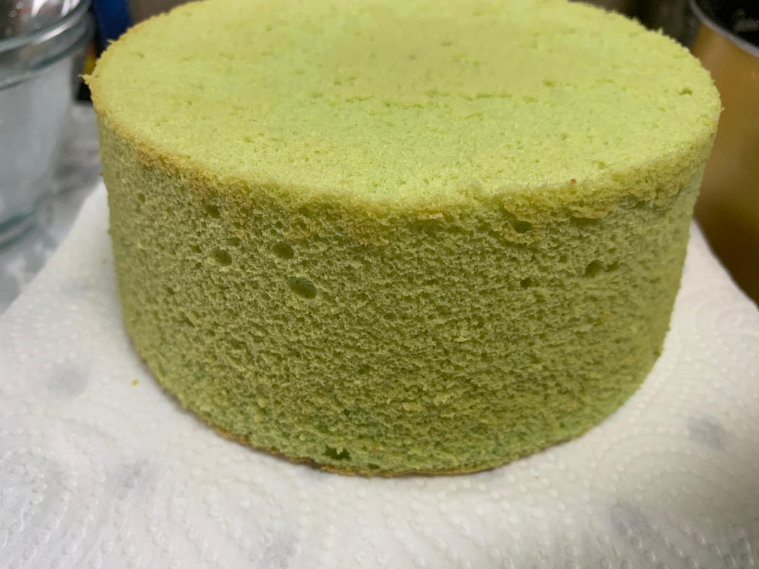 空气炸锅蛋糕 戚风（6寸超详细打蛋/脱模步骤）