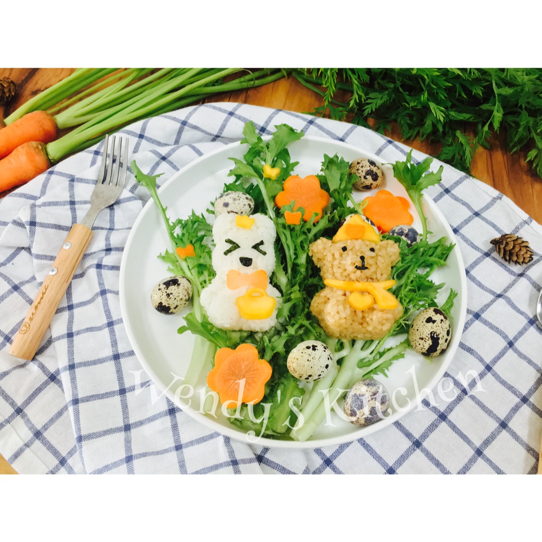睡觉小兔子饭团