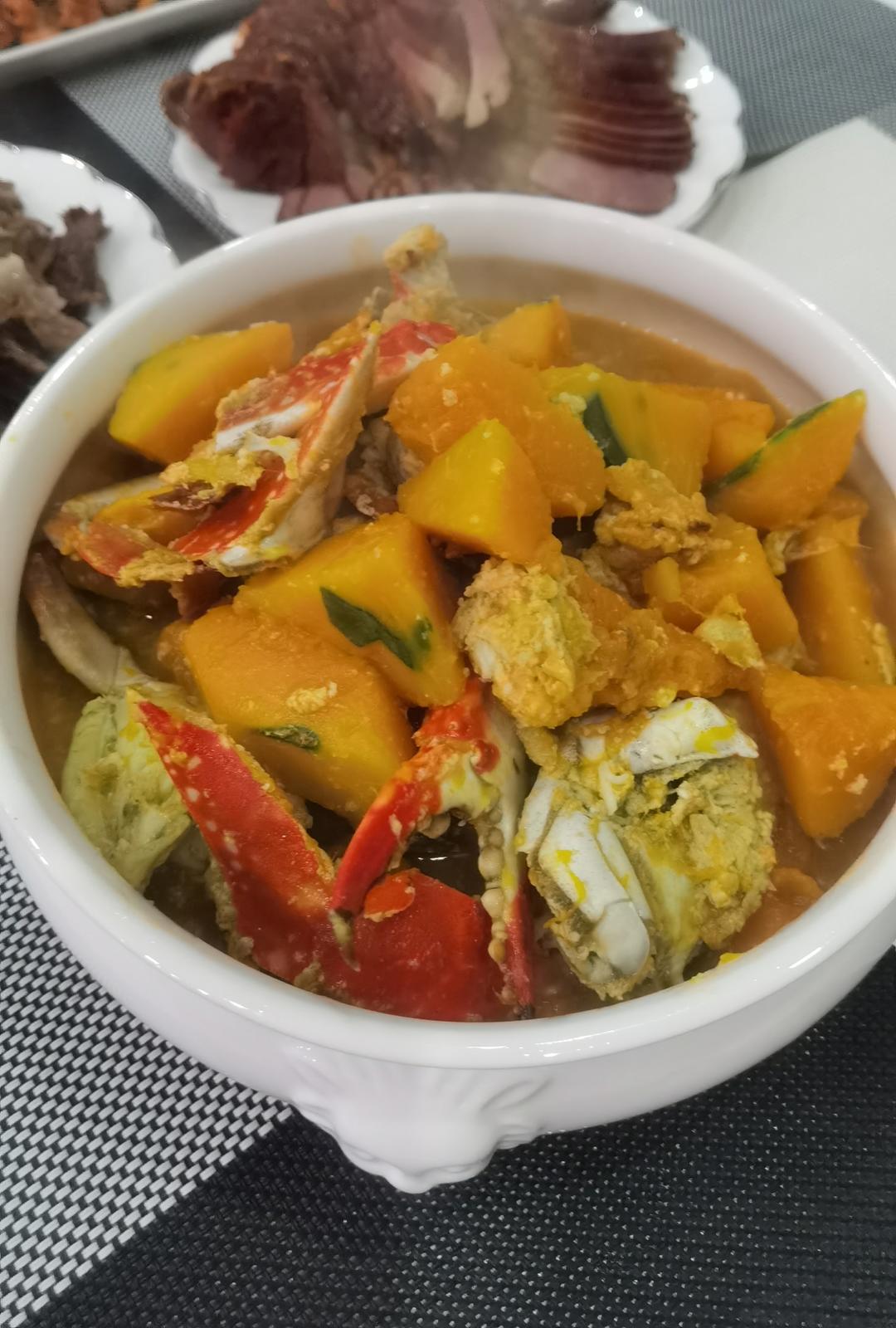 海蟹炖南瓜