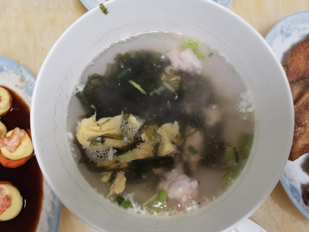 紫菜虾滑汤