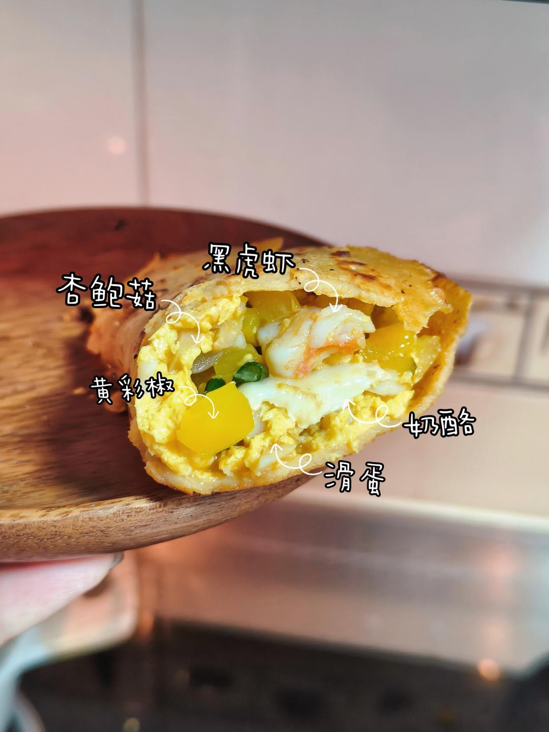 无麸质可丽饼鲜虾卷（无需烤箱）