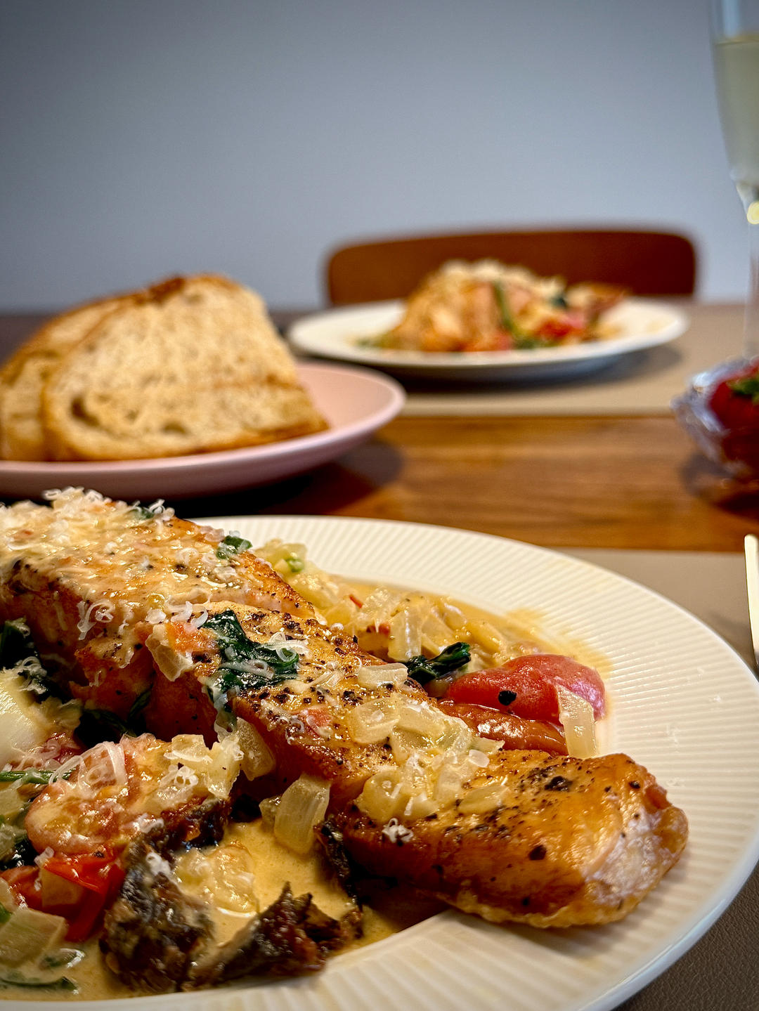 托斯卡纳三文鱼