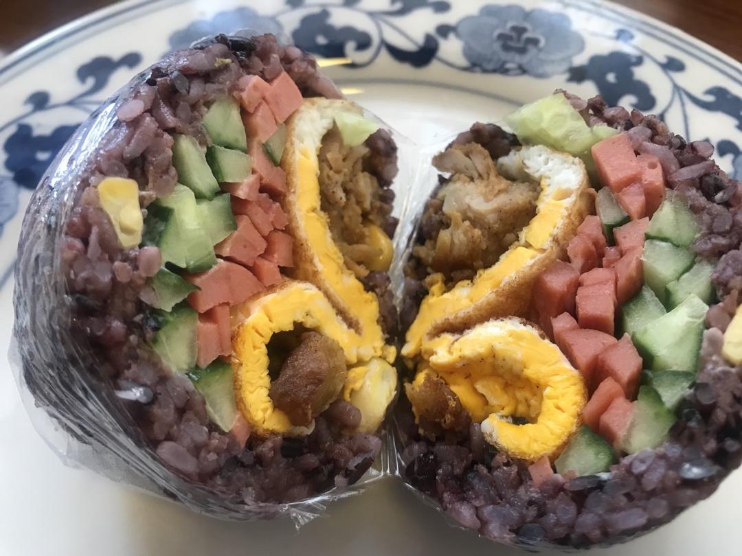 好吃🉐️感动😹的【紫米饭团】，看图秒会❗️