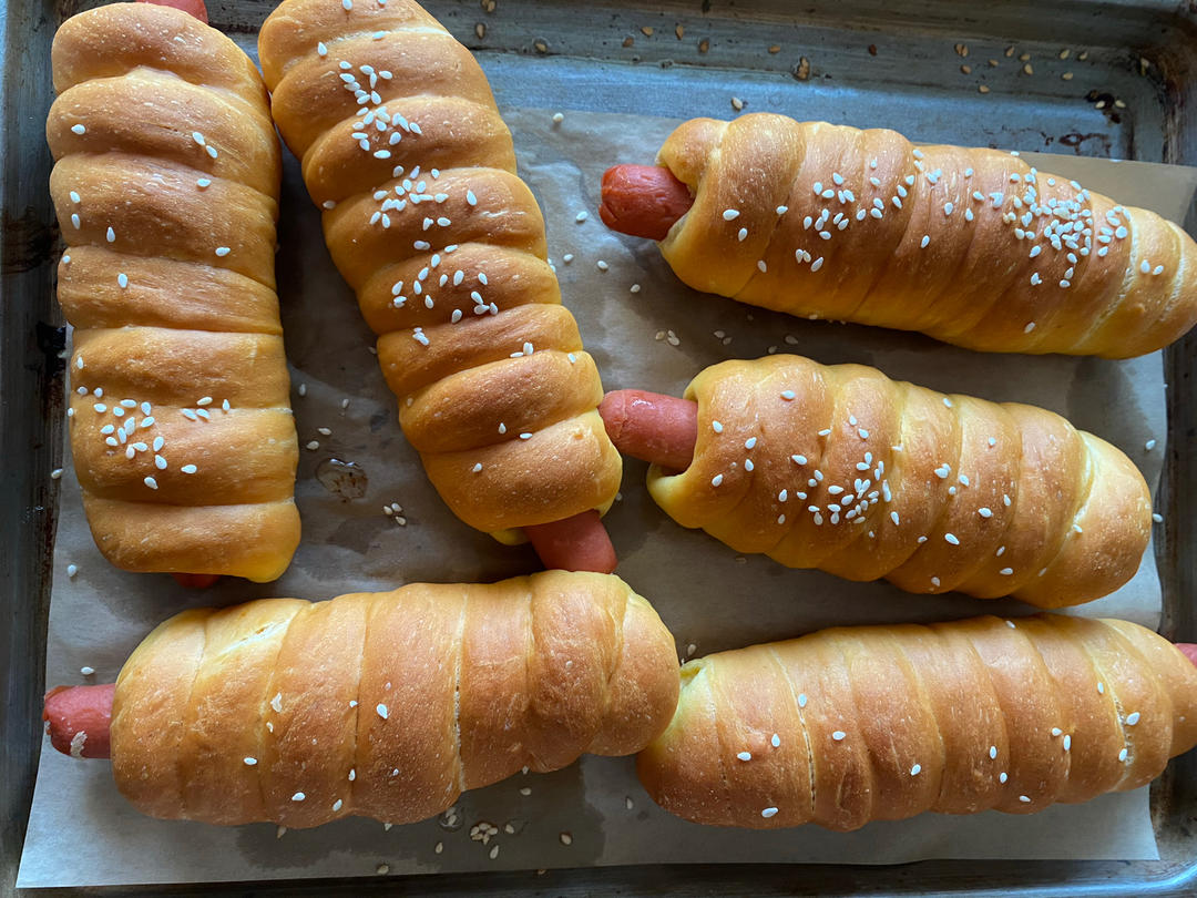 满足你吃货味蕾的小热狗面包卷