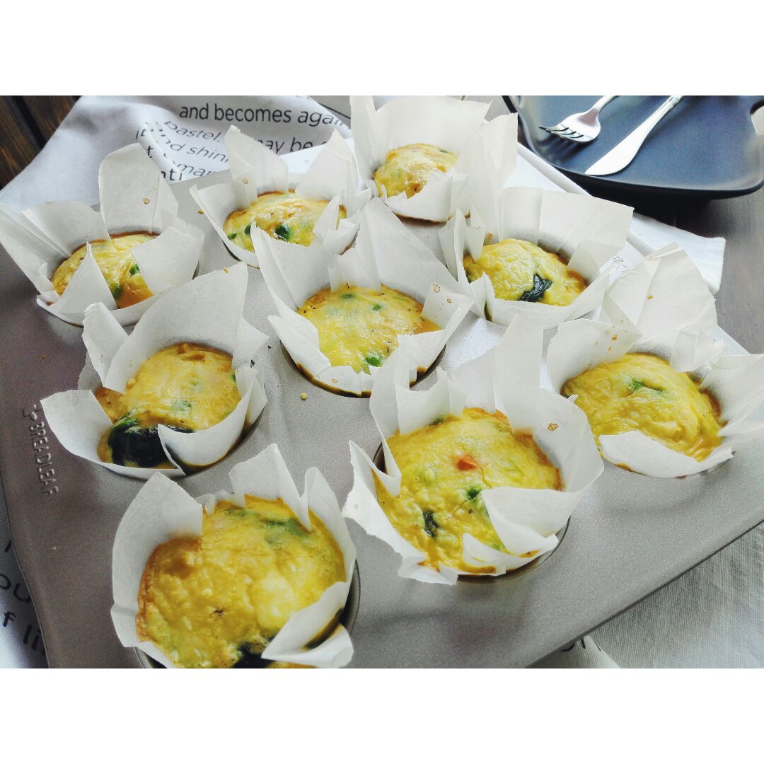 早餐鸡蛋杯cupcake Frittata
