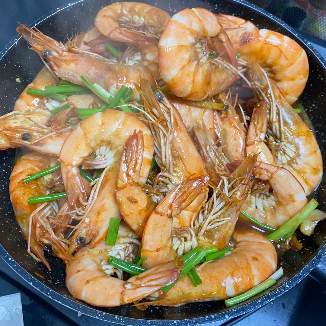 红烧大虾的做法