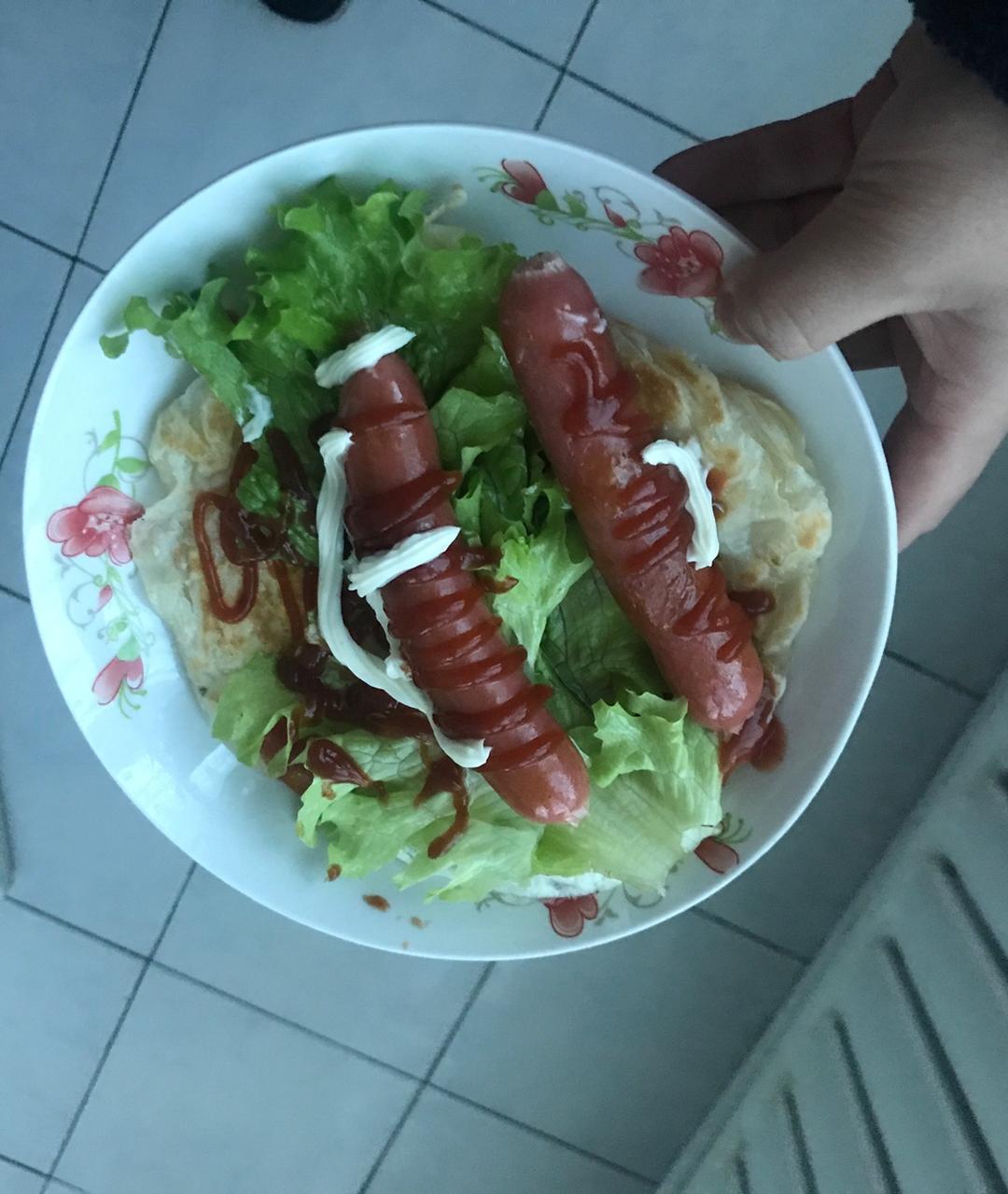 【小呆熊】家庭版手抓饼