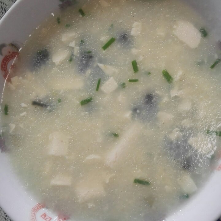 皮蛋豆腐羹
