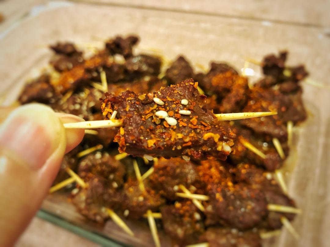 香烤牙签肉