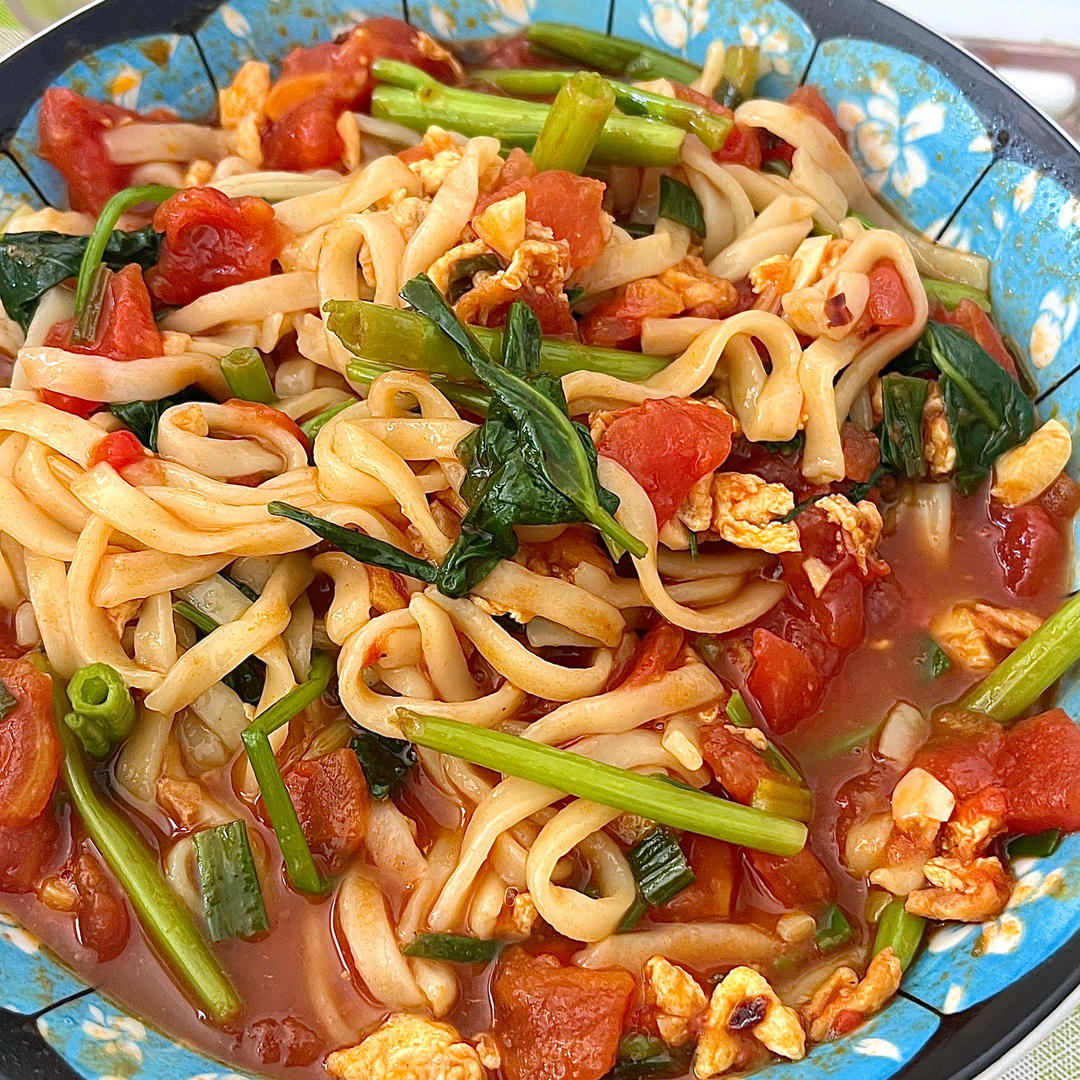 番茄鸡蛋打卤面