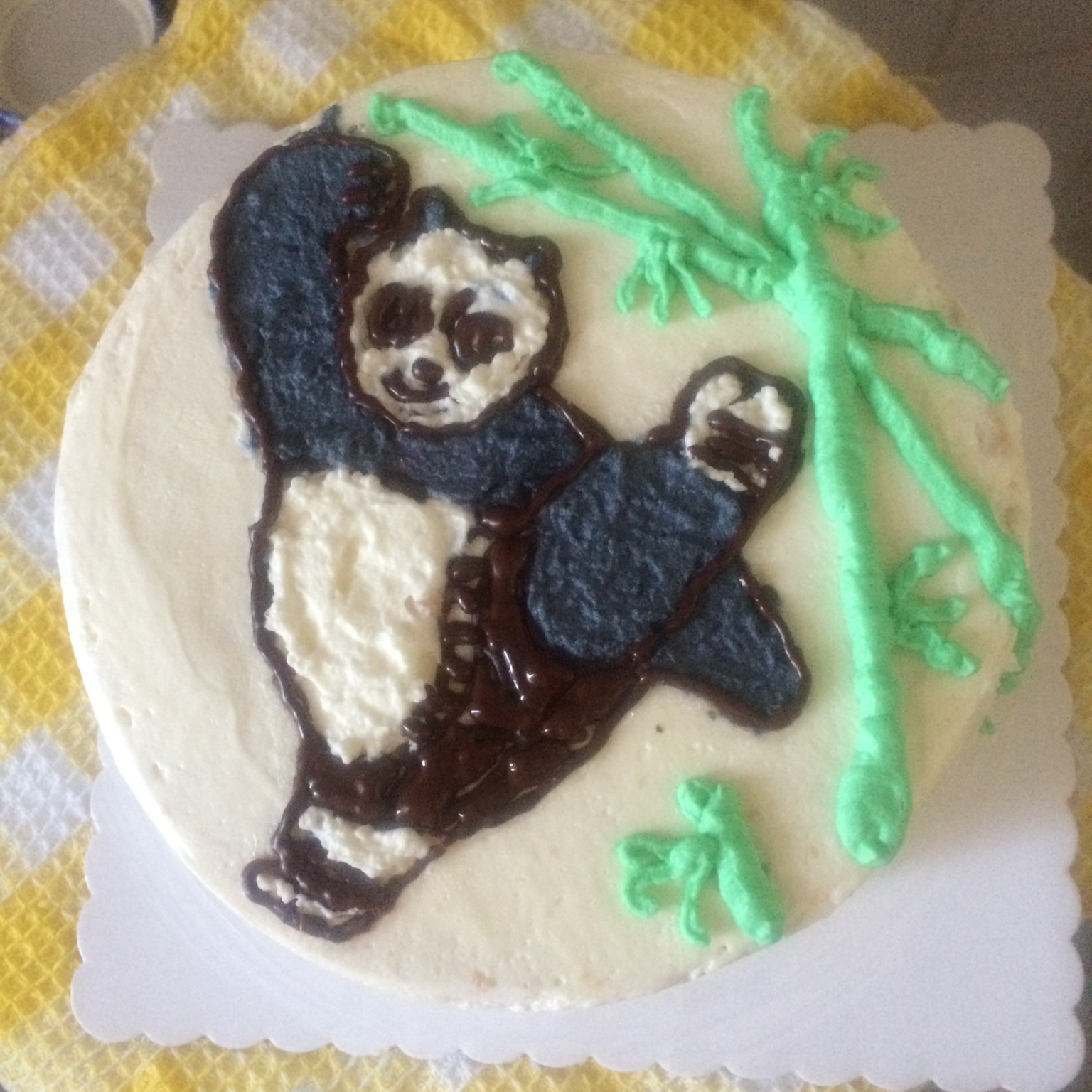 无绘画基础的3D立体手绘蛋糕---萌羊羊蛋糕