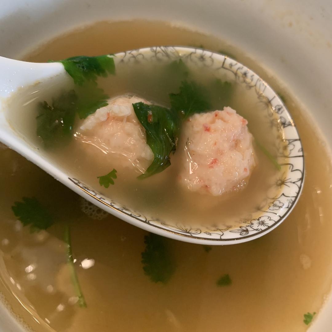 超好吃的虾丸汤
