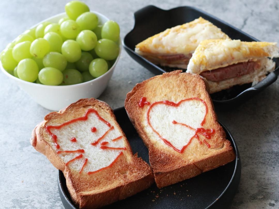可爱到犯规的手绘烤吐司🍞巨简单❗️孩子最爱❗️
