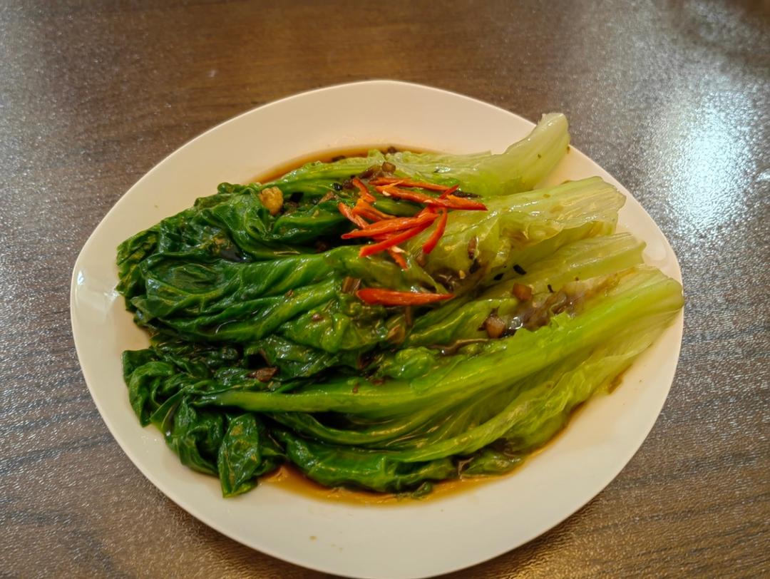 白灼生菜