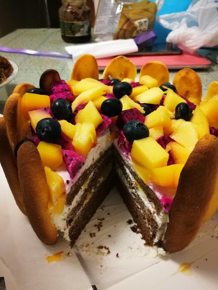 巧克力戚风裸蛋糕