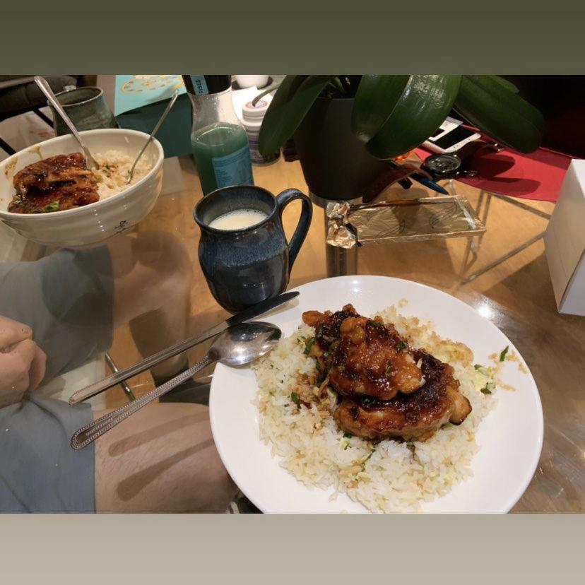 照烧鸡腿饭