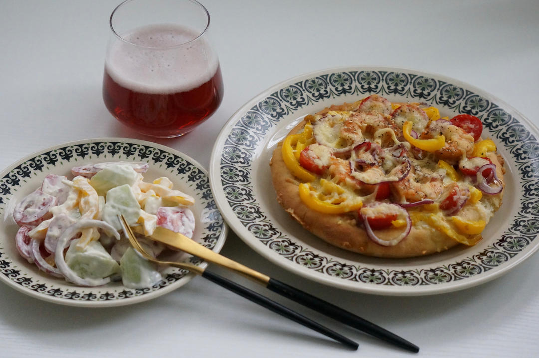 8寸披萨饼皮做法（🉑️厚🉑️薄，🉑️脆🉑️软）4张