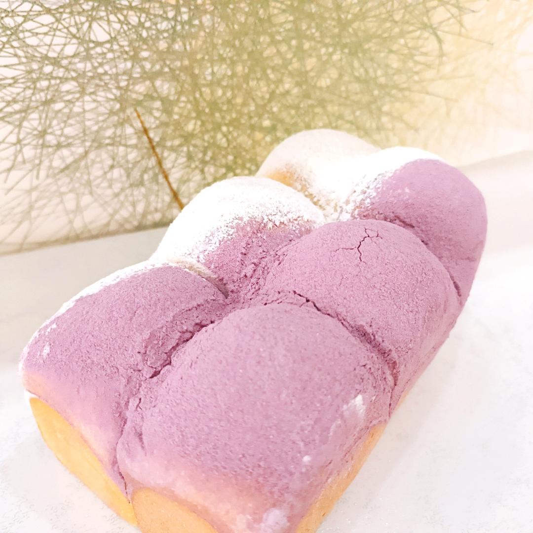 芋泥芝芝蛋黄吐司