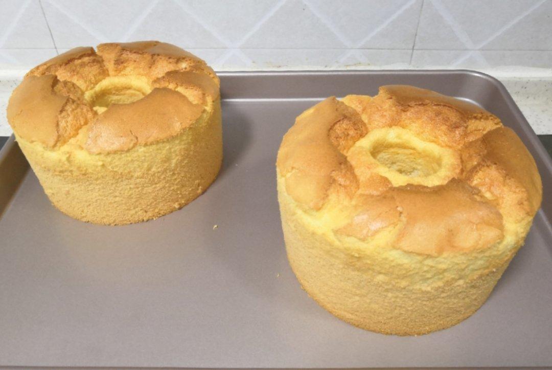 超好记八寸戚风蛋糕（后蛋法）