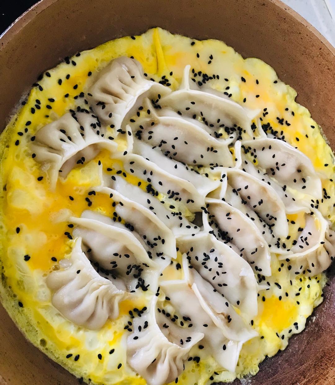 懒人快手抱蛋煎饺