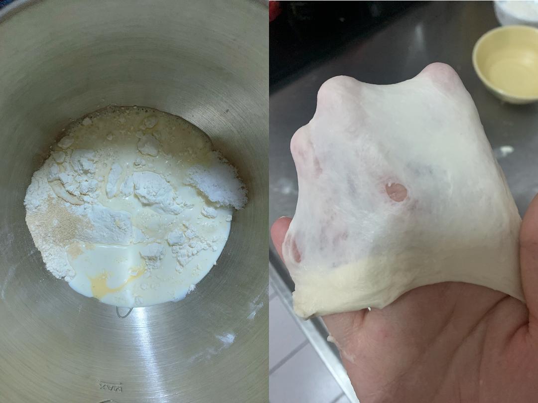 纯奶手撕吐司的做法 步骤1