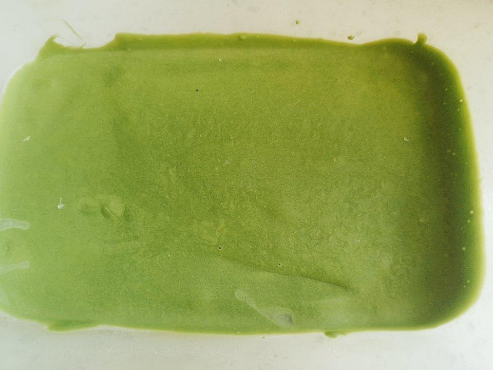 无需搅拌也无冰渣的抹茶冰淇淋