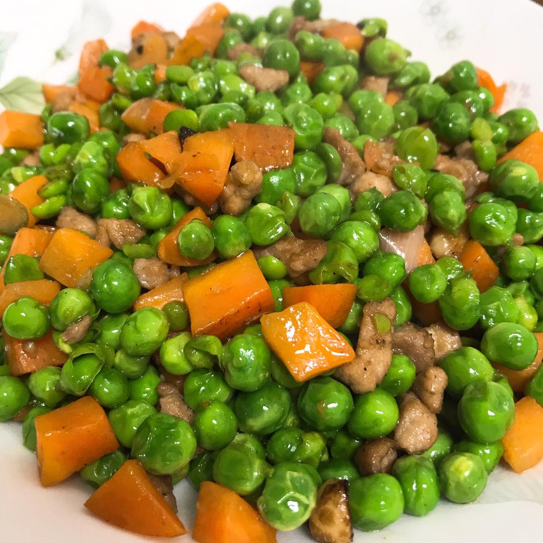 豌豆炒肉末