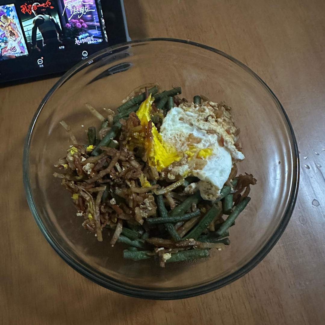 炒饼（肉丝豆角版）